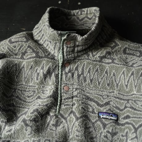 [special] Patagonia Lightweight Synchilla Snap T "Switchback" (90s L made in USA)
