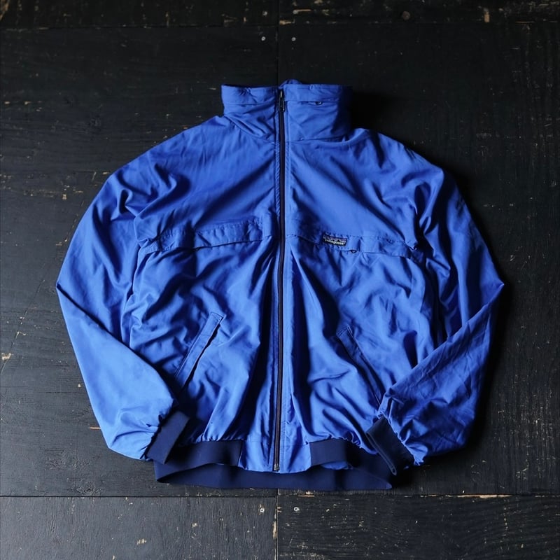 USED 90s patagonia　パタゴニア　 青 ナイロンジャケット L 92年製 patagonia Fall Line Insulated Jacket 青紫 L 90s パタゴニア