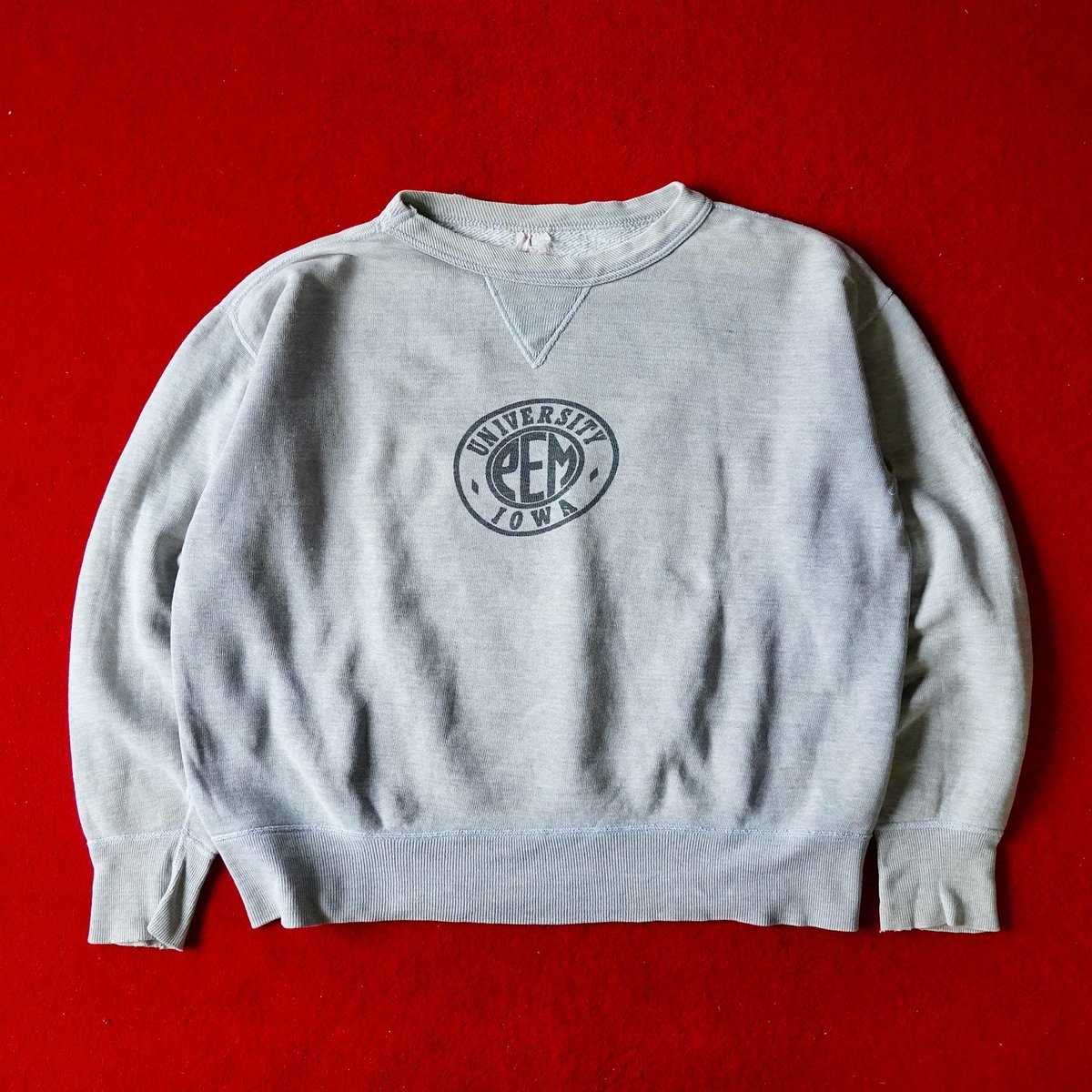 Vintage Russell Crew Neck Sweat 前V globule mag.