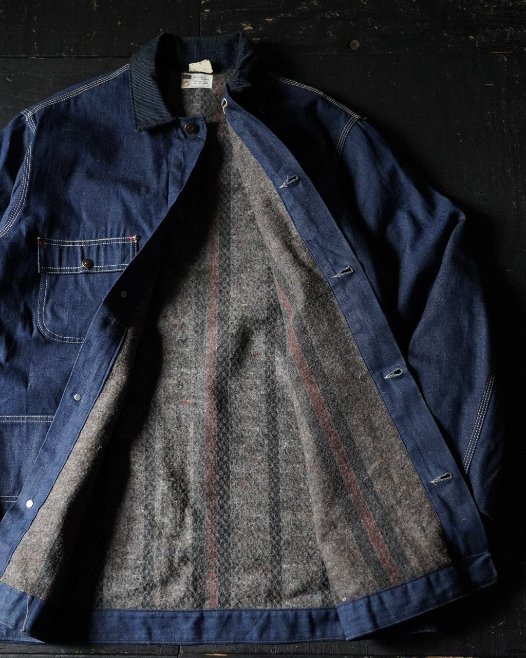 sears デニムカバーオール 60's Sears Lined Denim Coverall Jacket 60年代 シアーズ