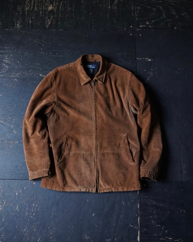 Polo Ralph Lauren Suede Zip Jacket (90s M) | gl