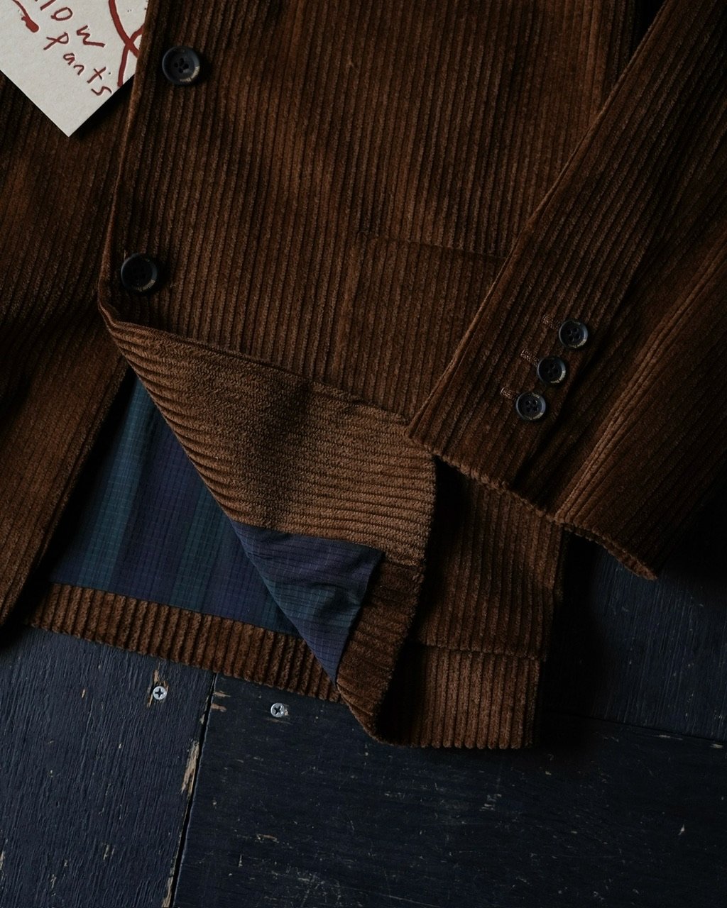 Willow Pants P-032 Brown Corduroy | globule mag.