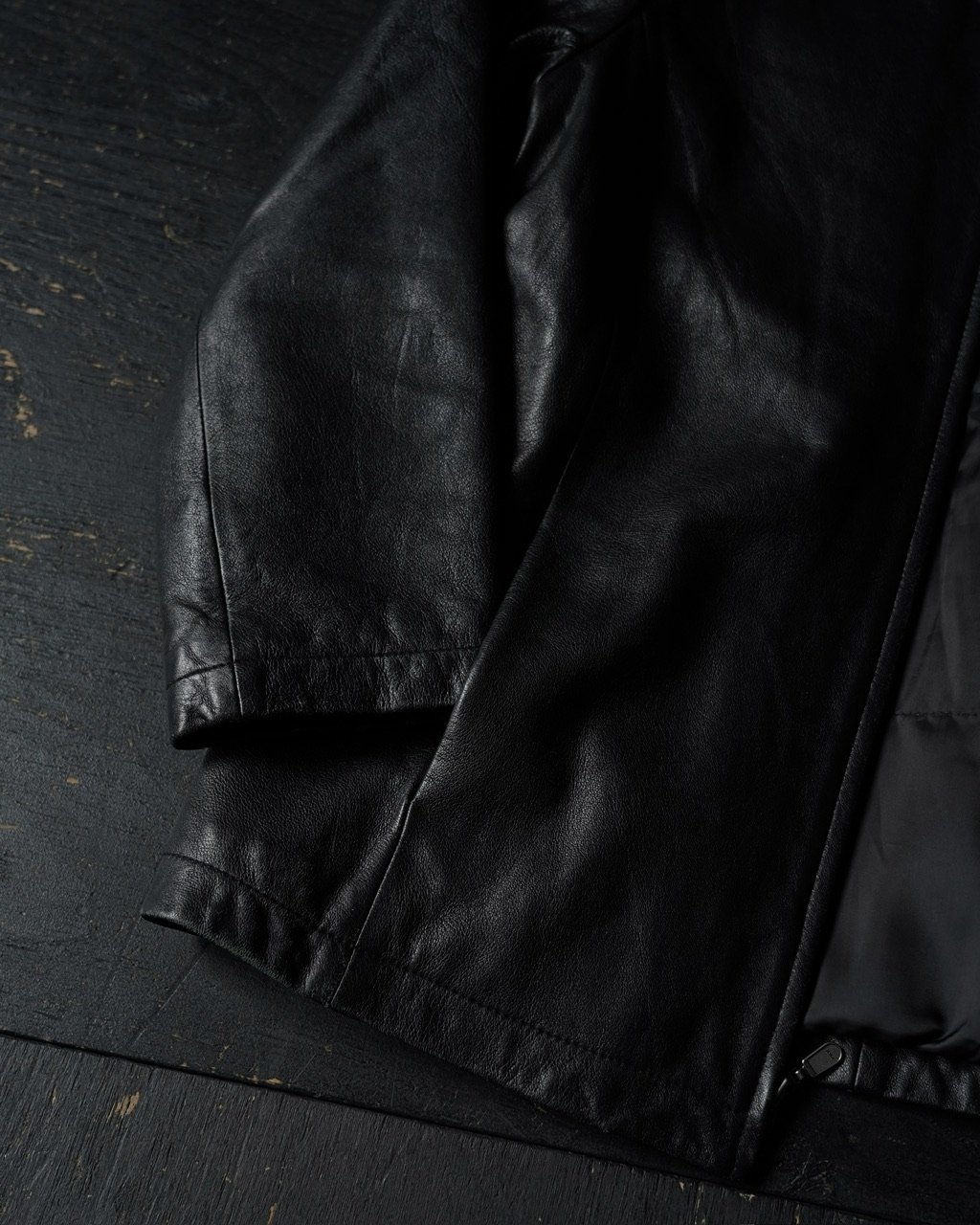 Lands' End Leather Jacket (90s M) | globule mag.