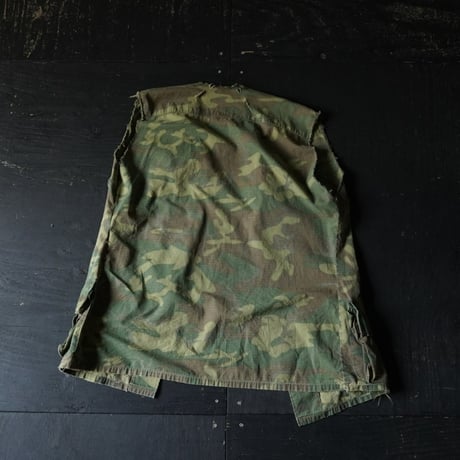 US Army Jungle Fatigue Cut Off Vest(60 s M/Long good design)