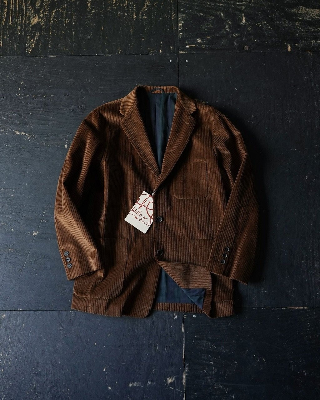 Willow Pants P-032 Brown Corduroy | globule mag.