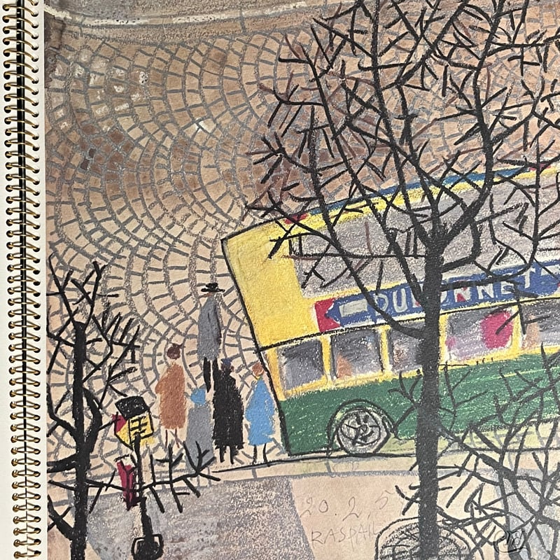 Soleil松陰神社前）香月泰男スケッチ集 1956 パリ篇Ⅰ | Soleil et Lu