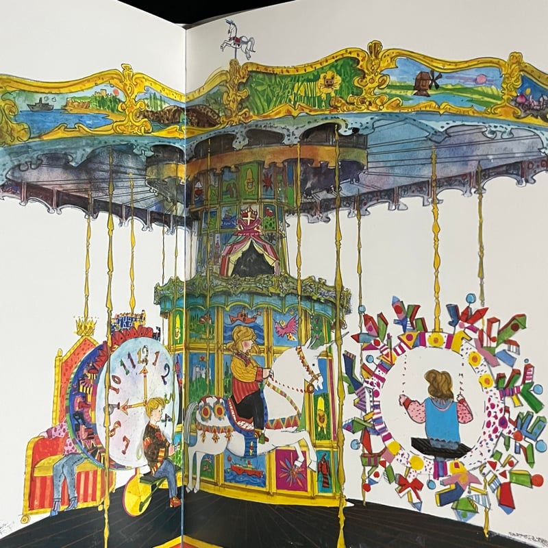 こうのこのみ　メリーゴーランド　直筆　原画 葉っぱ小屋さんで販売）わたしのメリーゴーランド | Soleil et