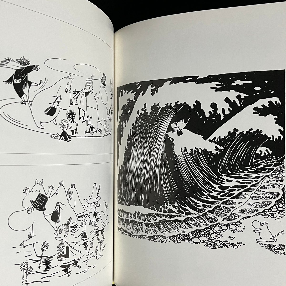 葉っぱ小屋さんで販売予定）ムーミン画集 ふたつの家族 | Soleil et