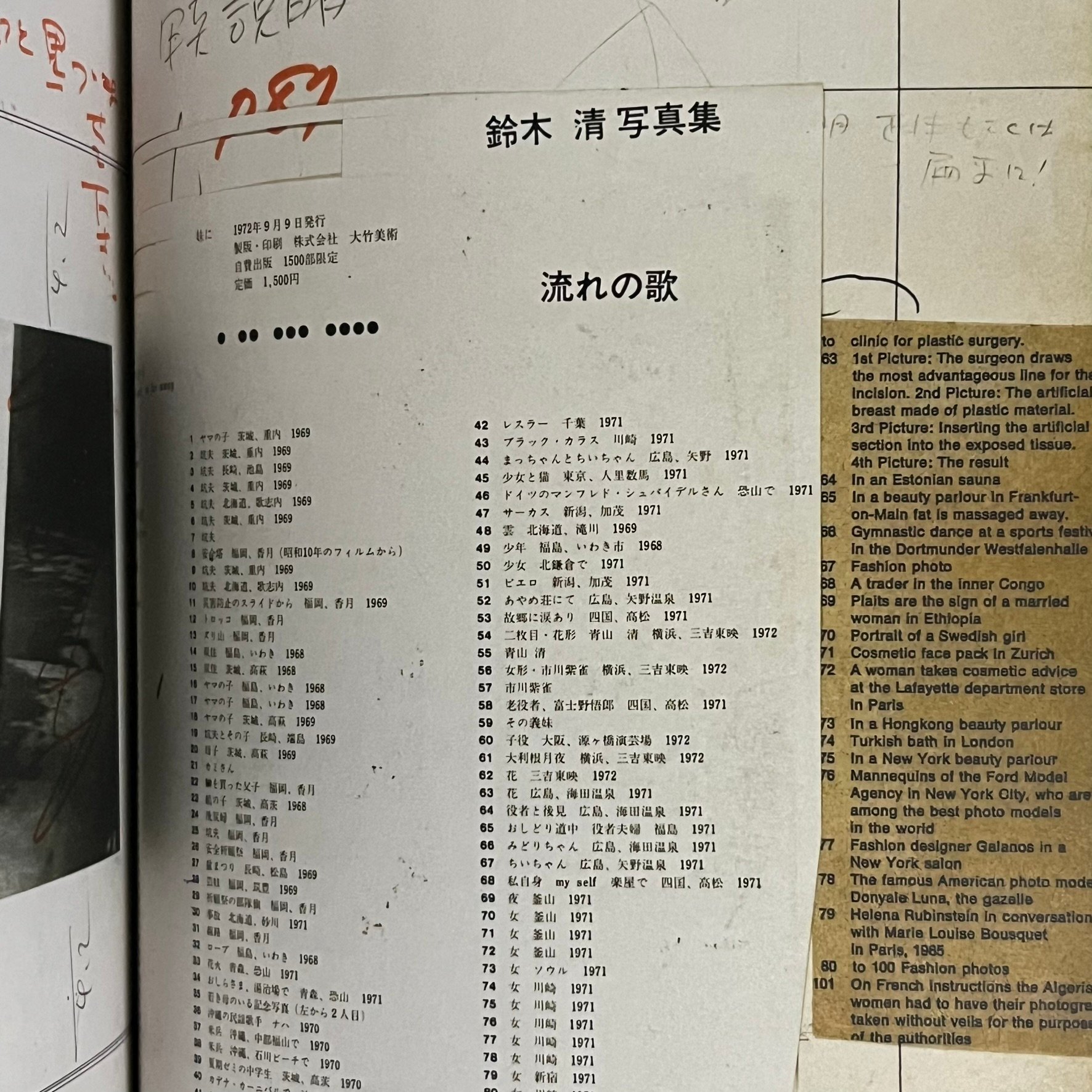 Soul and Soul 1969-1999 鈴木清写真集 流れの歌 1969-1999 |