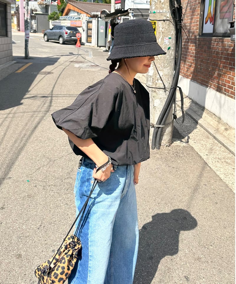 Hem Rubber Blouse〈377-000106〉 | agawd select