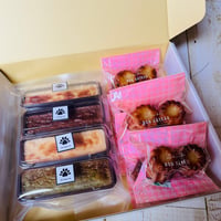 送料無料　しっとりお口にやさしいチーズケーキと一口カヌレ２個入り６袋詰め合わせ　熨斗できます。