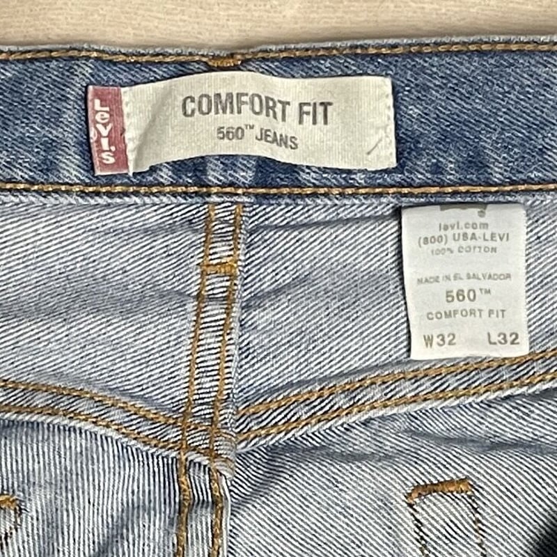 リーバイス Levis ボタン裏134刻印 560 コンフォート バギーデニム 