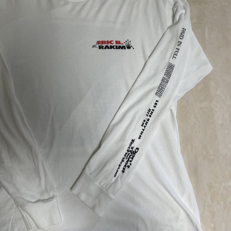 Tシャツ/カットソー(七分/長袖)stussy eric b. & rakim long sleeve L