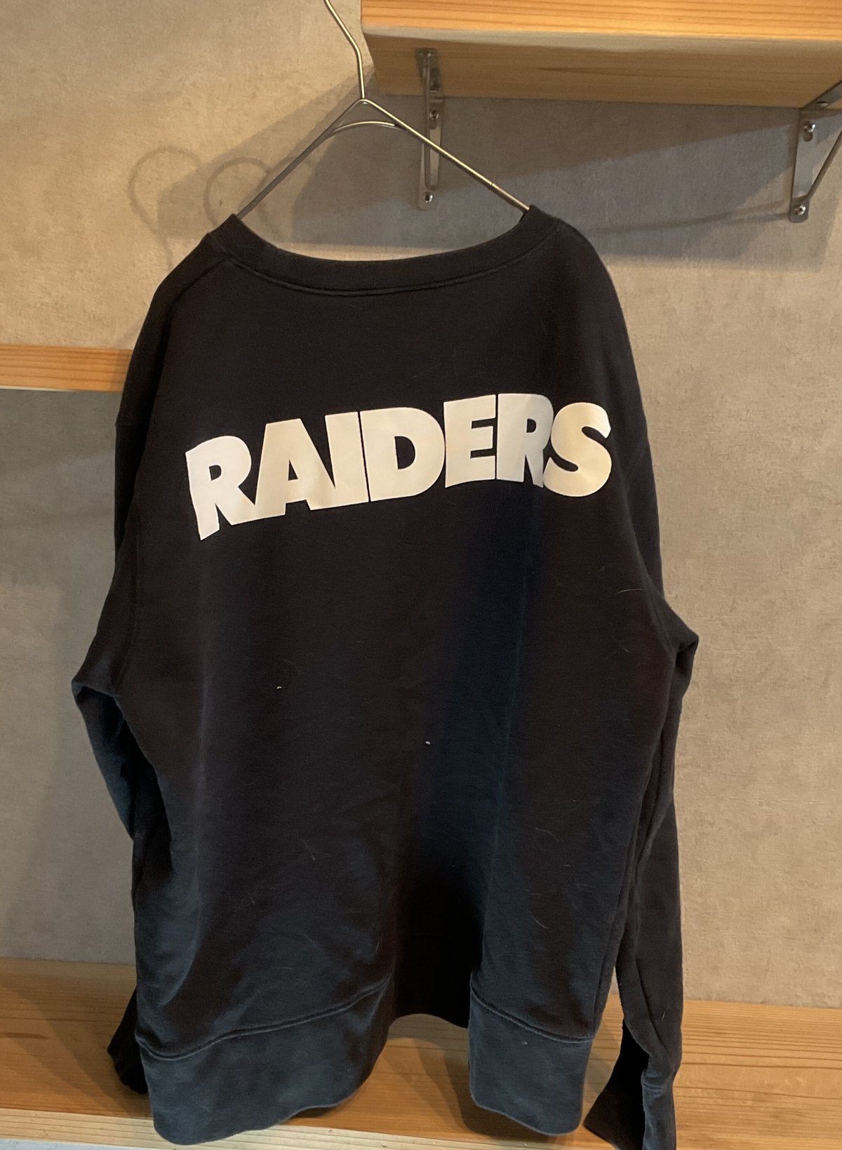 【NFLレイダース】RAIDERSスウェットトレーナー チームロゴ