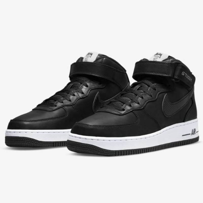 Air force 1 high top black and grey sale