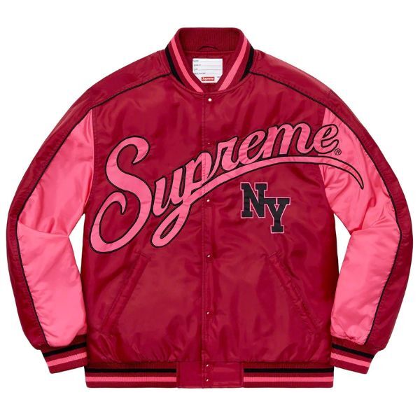 Supreme Contrast Script Varsity Jacket (シュプリーム 