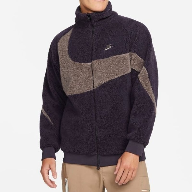 NIKE Reversible Big Swoosh Boa Jacket