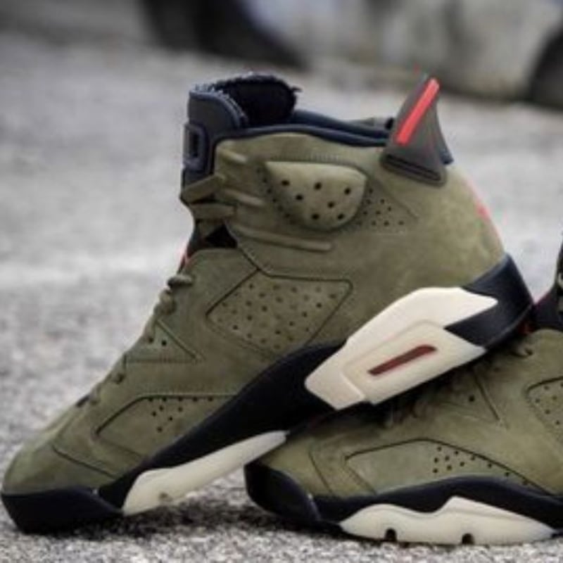 TRAVIS SCOTT × NIKE AIR JORDAN 6 "OLIVE"