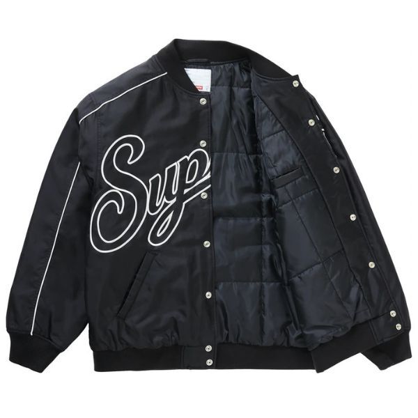 Supreme Contrast Script Varsity Jacket (シュプリーム 