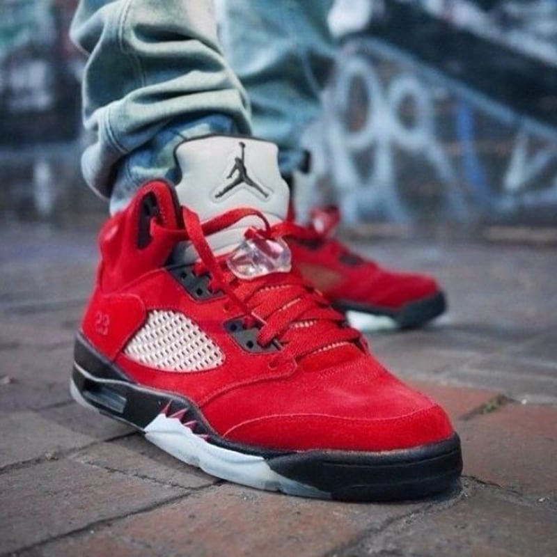 Nike Air Jordan 5 Retro Raging Bulls Red TORO B...