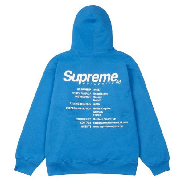 Supreme Worldwide Hooded Sweatshirt (シュプリーム ワール