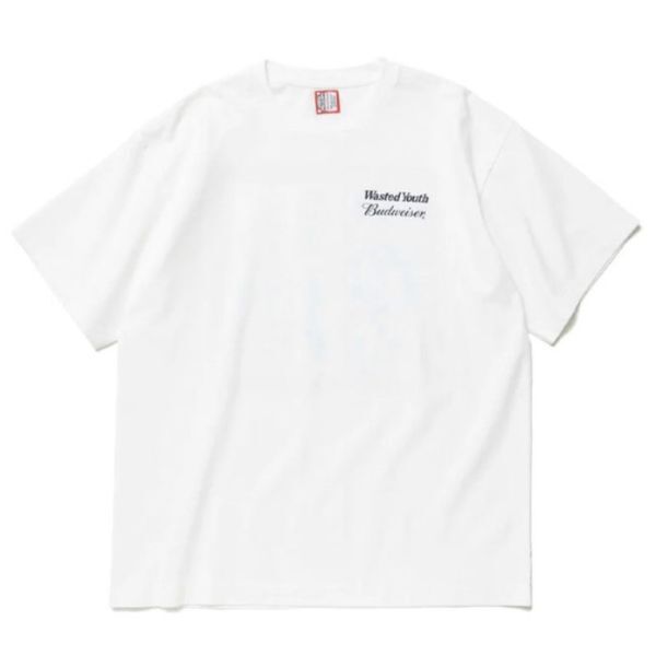 2XL■WYxBW T-SHIRT Wasted Youth Budweiser