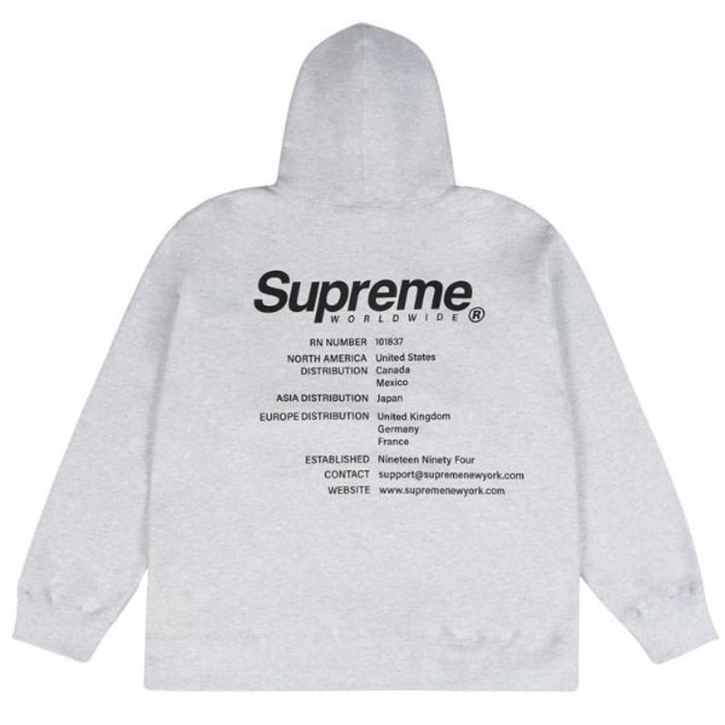 Supreme Worldwide Hooded Sweatshirt (シュプリーム ワール...