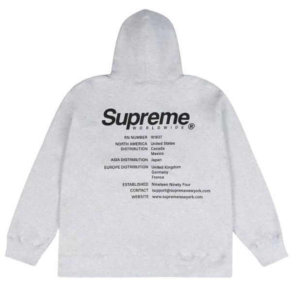 Supreme Worldwide Hooded Sweatshirt (シュプリーム ワール