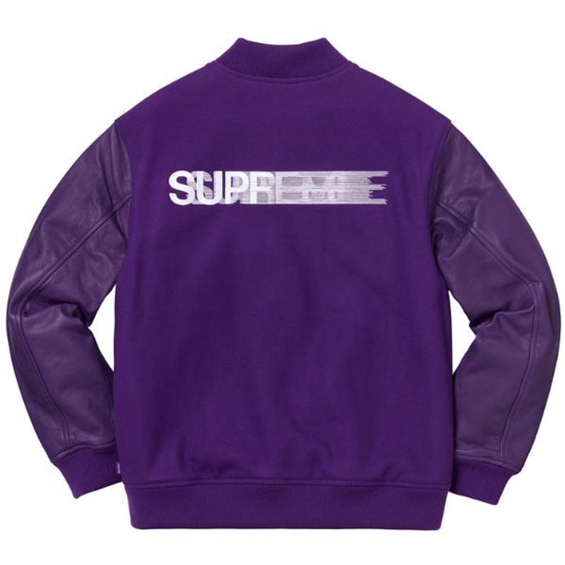 最終値下げ Supreme Motion Logo Varsity Jacket