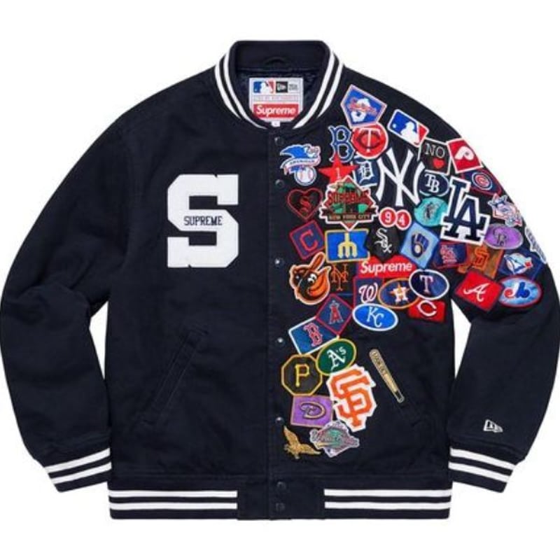 Supreme New Era MLB Varsity Jacket Black ( シュプリ...