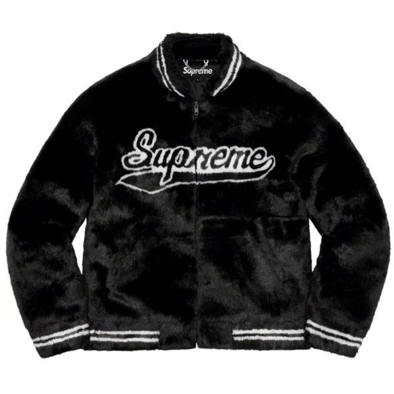 Supreme Faux Fur Varsity Jacket ( シュプリーム フェイクフ...