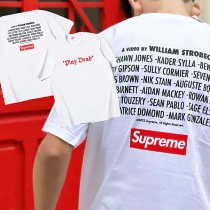 M Supreme Play Dead Tee シュプリーム プレイ デッド