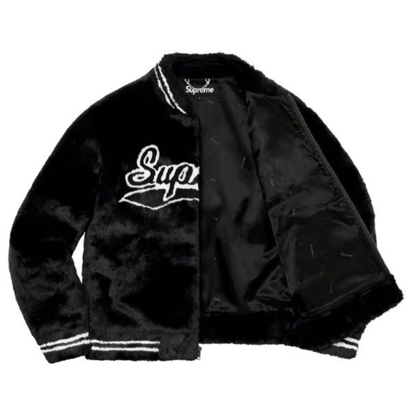 Supreme Faux Fur Varsity Jacket ( シュプリーム フェイクフ...