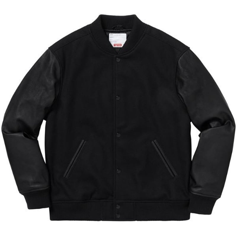 Supreme Motion Logo Varsity Jacket Black