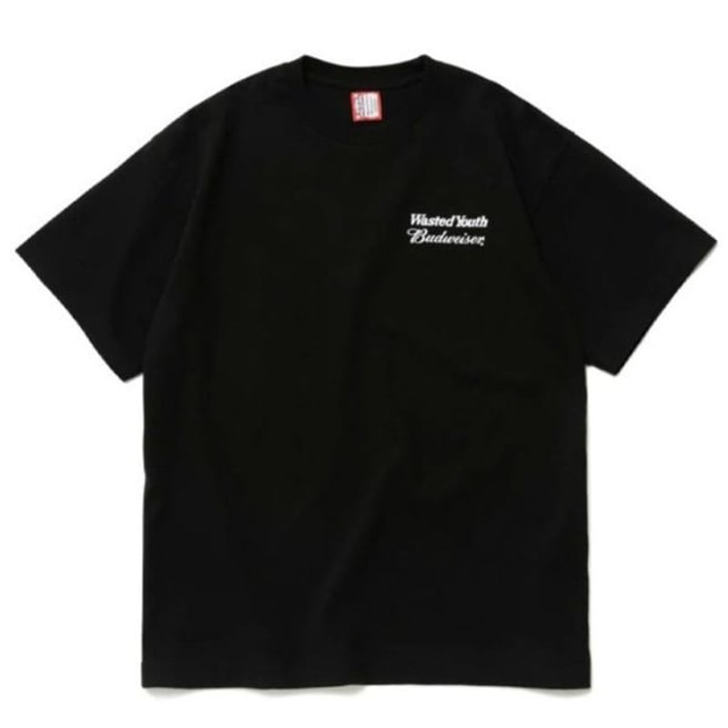 L■WYxBW T-SHIRT Wasted Youth Budweiser