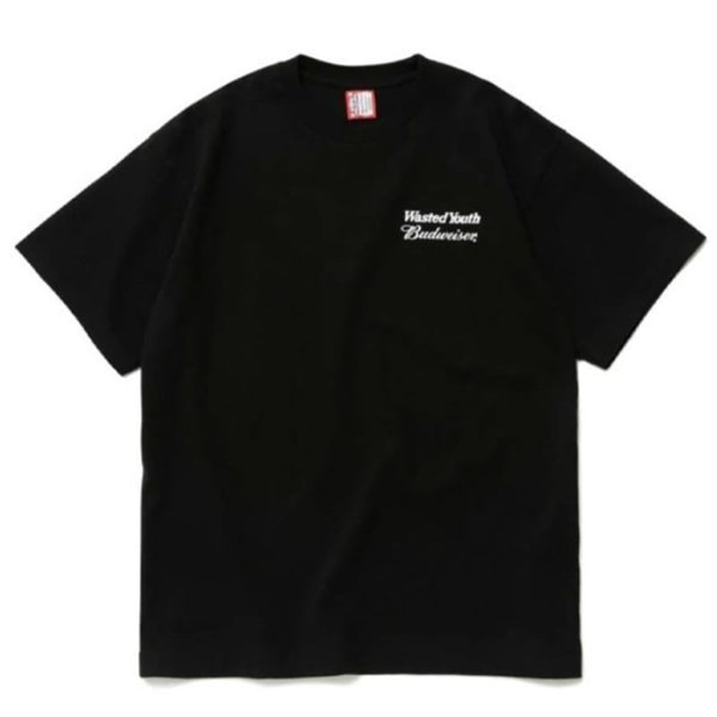 2XL】Wasted youth x Budweiser Tee black - Tシャツ/カットソー(半袖