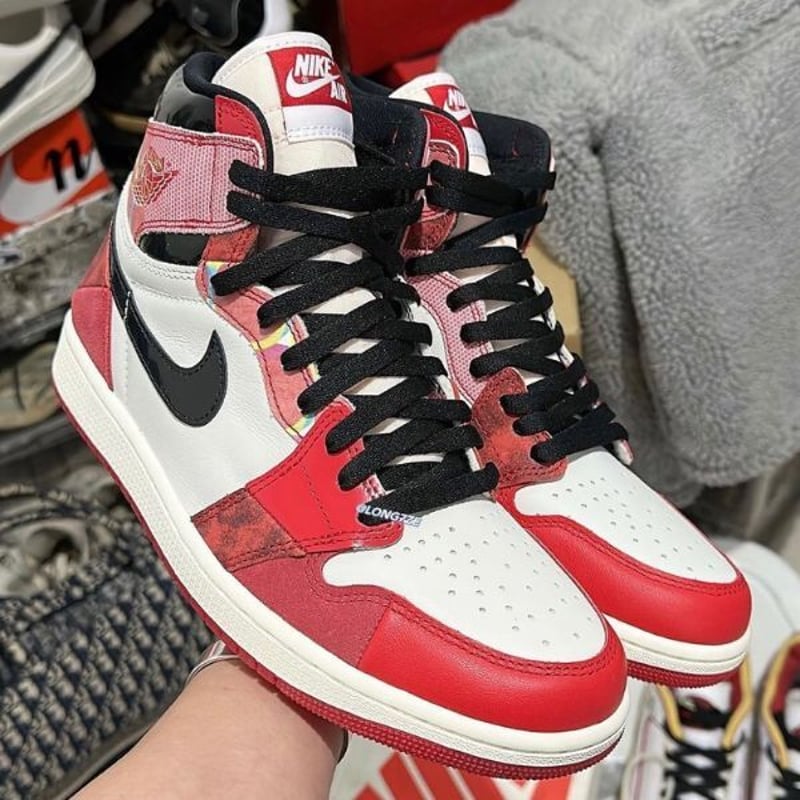 NIKE AJ1 HIGH OG SP スパイダーマン 25.5cm - スニーカー