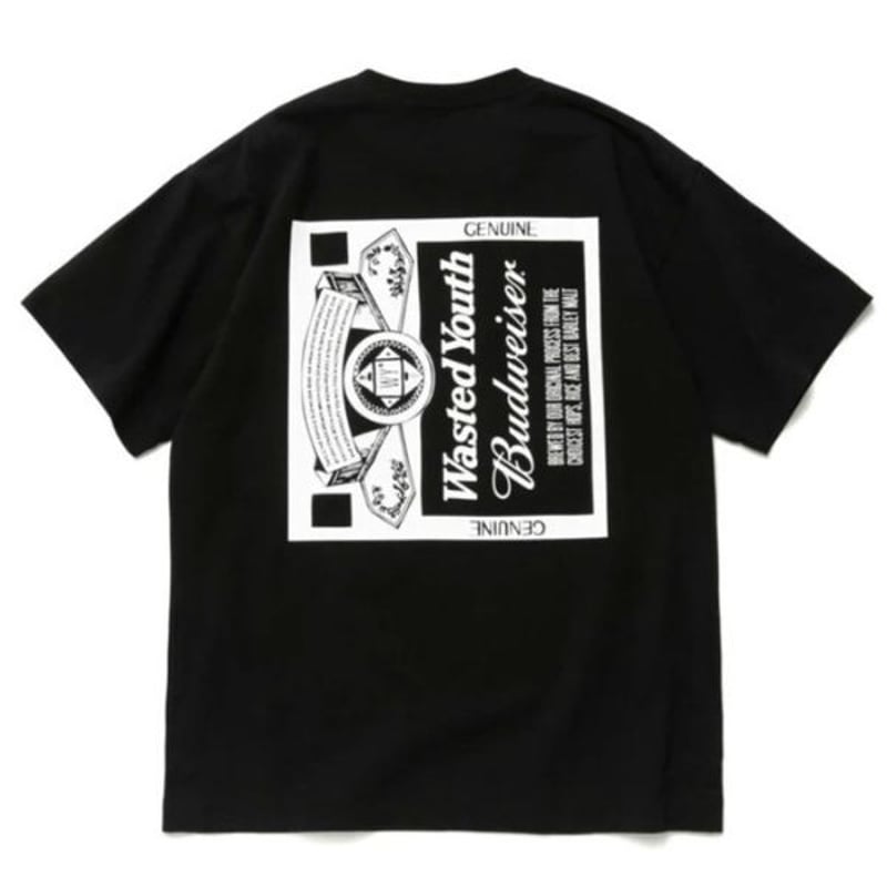 WY25TE005素材Wasted Youth T-Shirt#5 Black ウェイステッド ユース