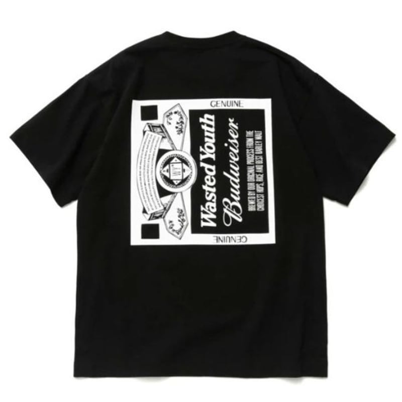 Wasted Youth × Budweiser T-shirt (ウェイステッド ユース バ Wasted Youth × Budweiser T-shirt (ウェイステッド ユース バ