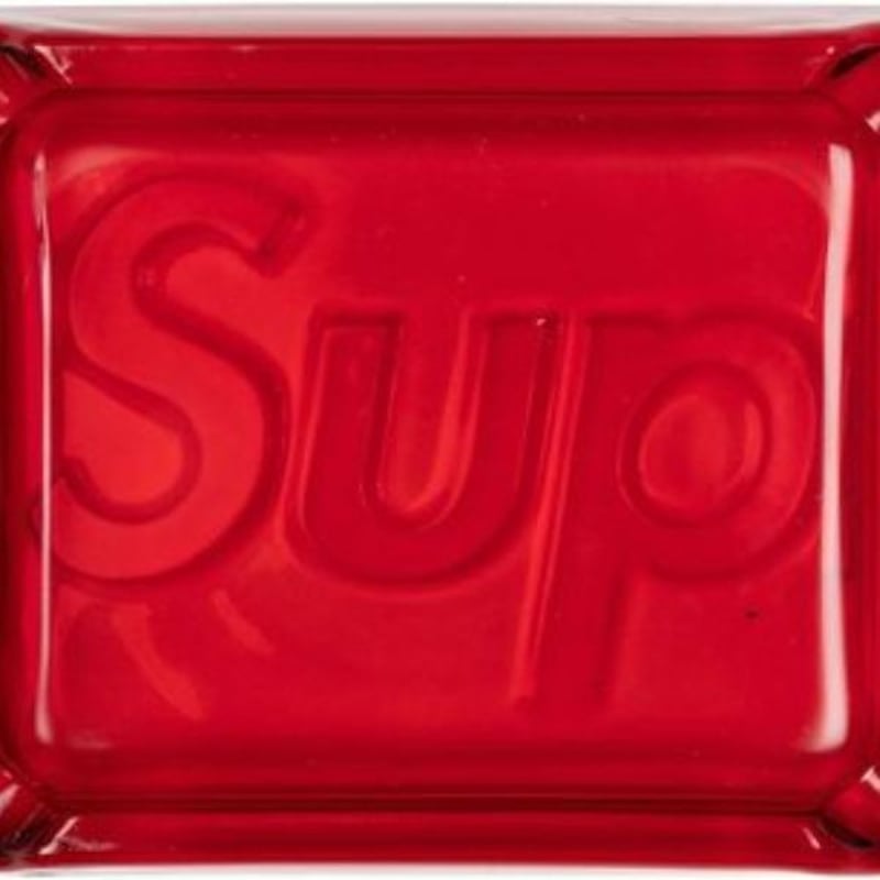 Supreme 2020SS Week10 Debossed Glass Ashtray Red シュプリーム