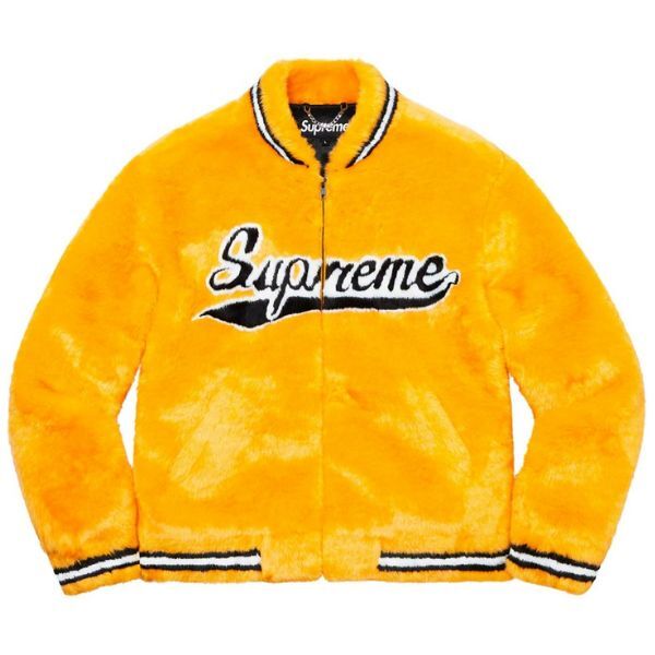 Supreme Faux Fur Varsity Jacket ( シュプリーム フェイクファー ...