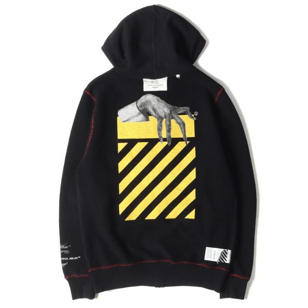 Off-White UNDERCOVER SKELETON RVRS ZIPPED HOODI Off-White UNDERCOVER SKELETON RVRS ZIPPED HOODI