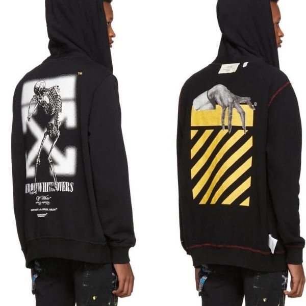 オフホワイト undercover　パーカー リバーシブル　L スカル　スネーク オフホワイト undercoverパーカー リバーシブルL スカルスネーク