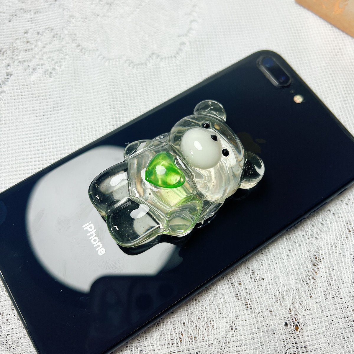 キムミョンス　スマホクリップ(非売品) キムミョンス スマホクリップ(非売品) BTS WORLD]ミラースマホ