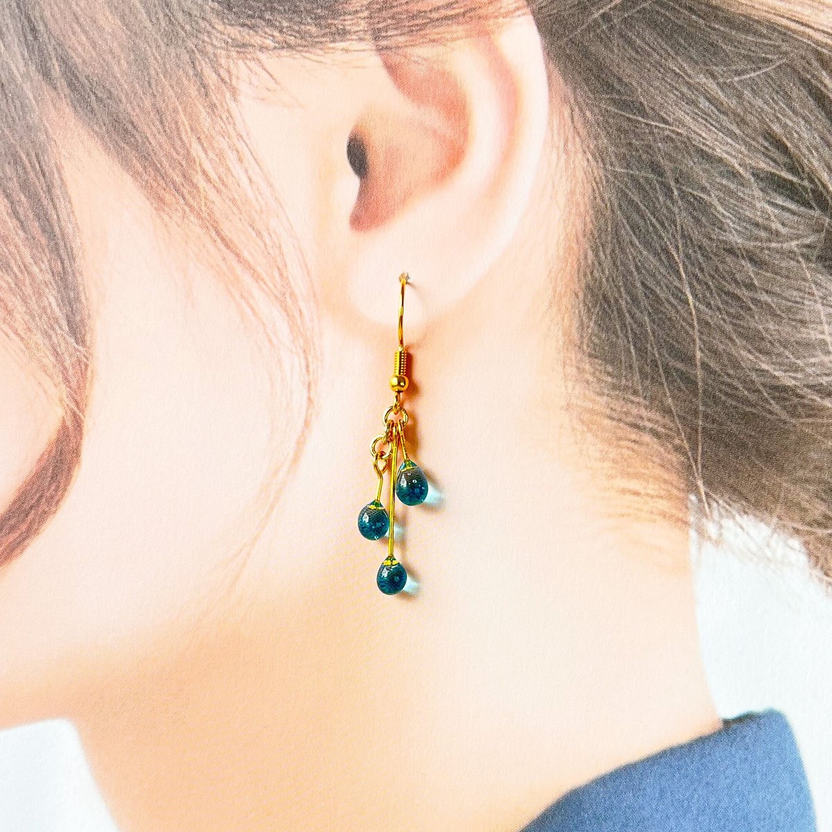 Linda&FlowersK18 YG アメシスト ピアス ドロップ 雫 Linda&Flowers様専用K18 YG アメシスト ピアス ドロップ 雫