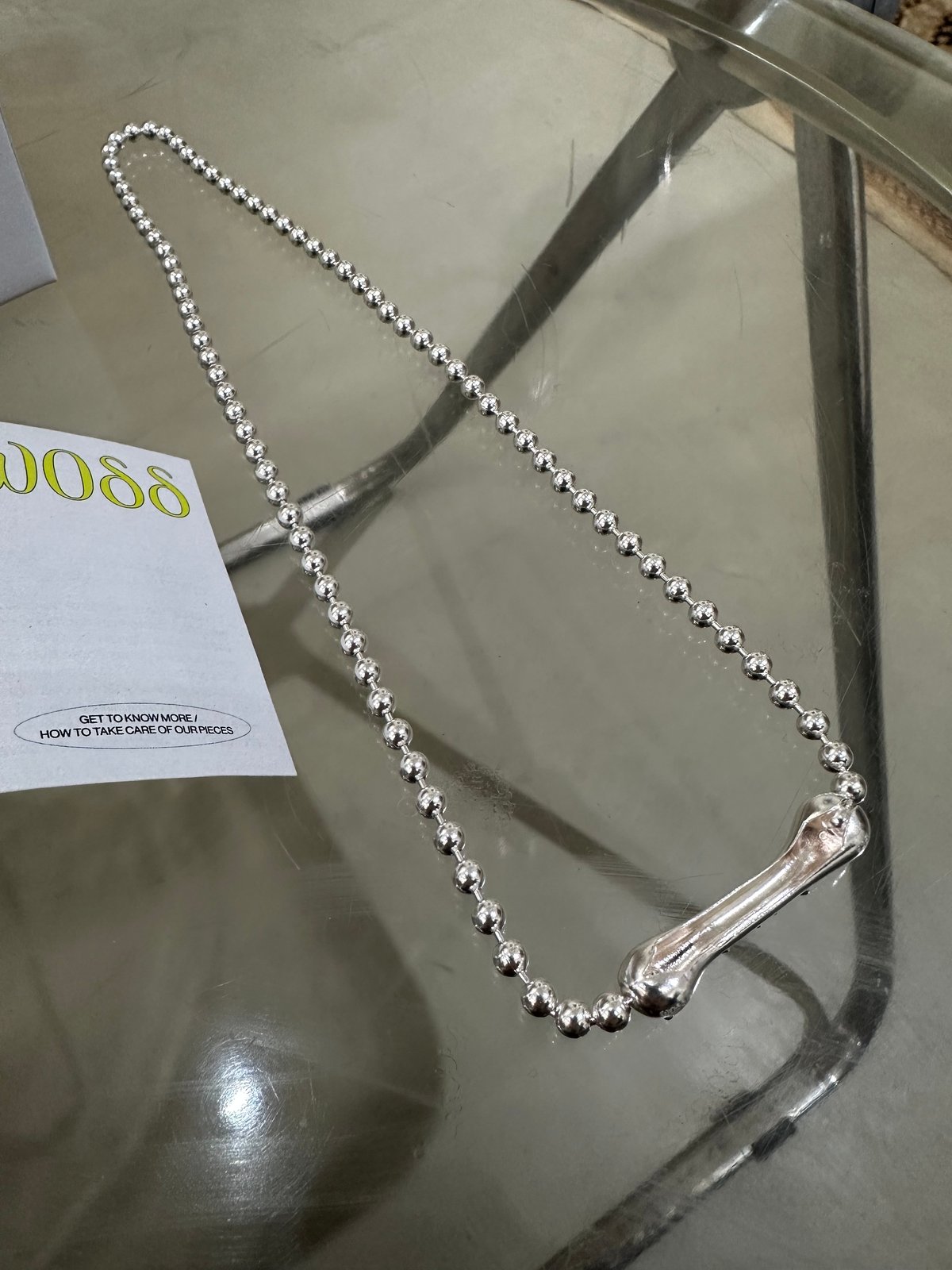 w0dd BANGKOK: REINFORCED CHAIN NECKLACE 16インチ |