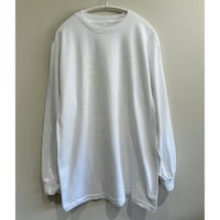"monologue" long T-shirt white