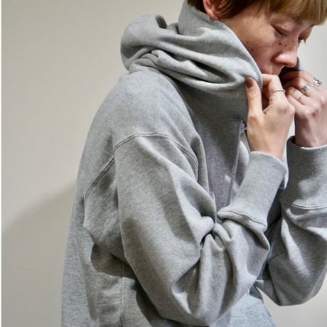 serve emb. sweat hoody grey