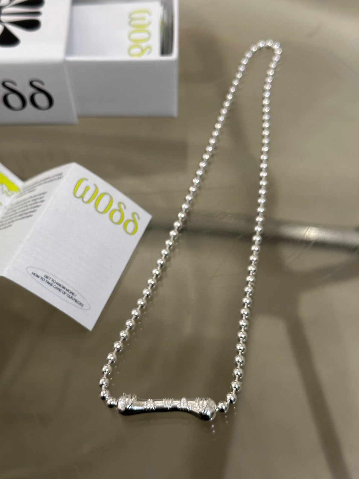 w0dd BANGKOK: REINFORCED CHAIN NECKLACE 16インチ |