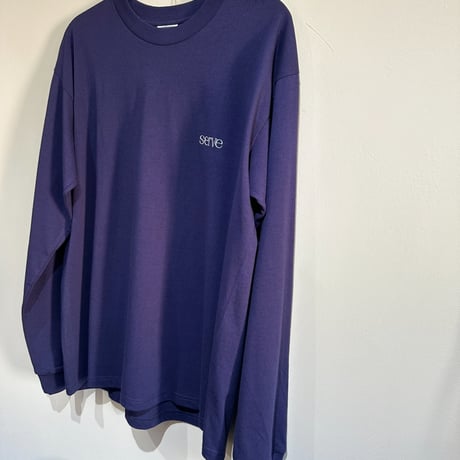 serve emb. Long Sleeve T-shir navy